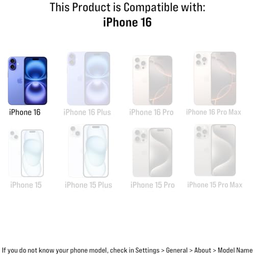 Scooch® Tempered Glass Multipack for iPhone 16, 3 Screen Protectors and 2 Camera Lens Protectors, Premium 9H Tempered Glass, Anti-Scratch, Anti-Fingerprint, Impact Resistant - size: iPhone 16