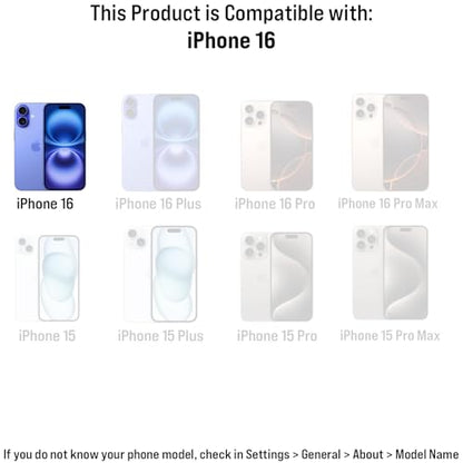 Scooch® Tempered Glass Multipack for iPhone 16, 3 Screen Protectors and 2 Camera Lens Protectors, Premium 9H Tempered Glass, Anti-Scratch, Anti-Fingerprint, Impact Resistant - size: iPhone 16