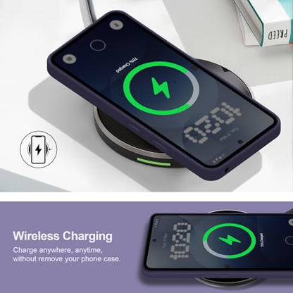 Silicone Case for Nothing Phone 3A, Deep Purple - color: Deep Purple, size: Nothing Phone 3A