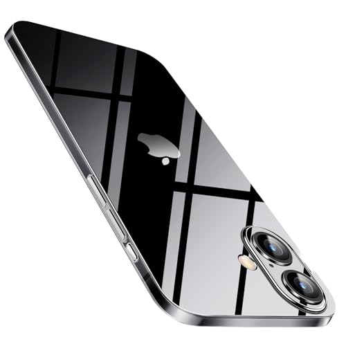 for iPhone 16 Slim Case,Paper-Thin Transparent Finish Skin Back Case [Non Yellowing] Ultra Protective Cover with Camera Protection 6.1 Inch (Clear) - color: Clear, size: for iPhone 16 6.1inch