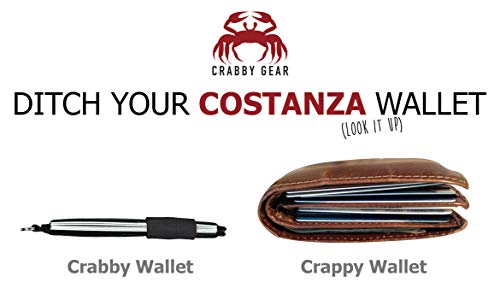 Thin Minimalist Front Pocket Wallet - Credit Card Holder - Small Travel Wallets - Compact Wallets For Men and Women - Carry Cards, Cash, Phone, Keys- Secure Canvas Wallet (Scipio) - color: Scipio