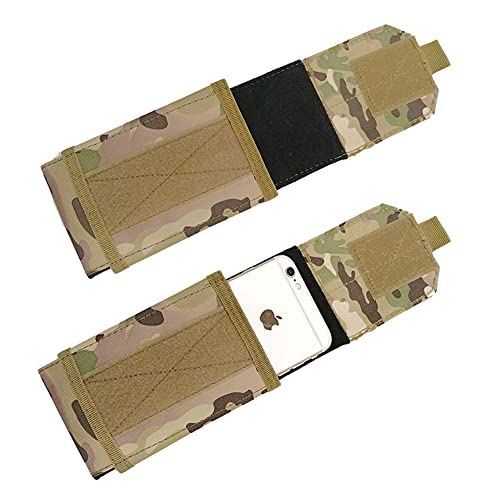 Universal Tactical Molle Phone Pouch Cellphone Holder | Mobile Holster Belt Smartphone Pouch for iPhone 17 Pro Max/Air/17 Pro/ iphone17/16 /15 /14 /13/12 Pro Max/iphone 16/15/14Plus - color: CP