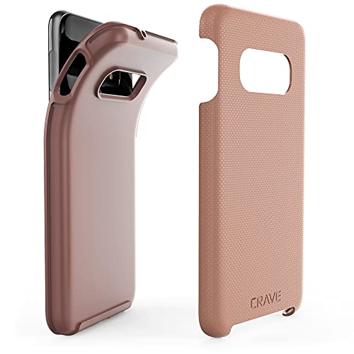 Crave Dual Guard for Samsung Galaxy S10e Case, Shockproof Protection Dual Layer Case for Samsung Galaxy S10e - Blush - color: Blush