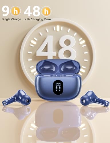jaddsa Wireless Earbuds, 2026 Ear Buds with Big Bass Stereo Sound,