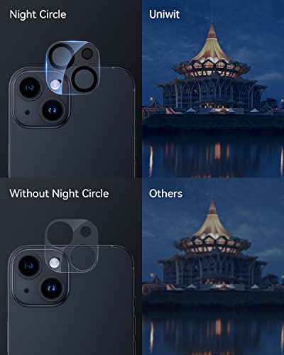 [3 Pack Camera Lens Protector For iPhone,9H Tempered Glass,Anti-Scratch,Case Friendly,Night Circle,No-Bubble HD Clarity,Full Cover (iPhone 13/13 Mini) - size: iPhone 13/13 Mini