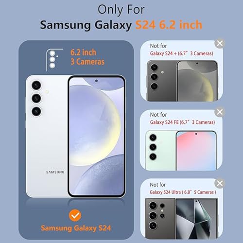 Battery Case for Galaxy S24, 10000mAh Portable Wireless Charging Case Supporting Carplay, Compatible with Galaxy S24 (6.2 inch) Rechargeable Extended Battery Charger (Black) - size: Galaxy S24