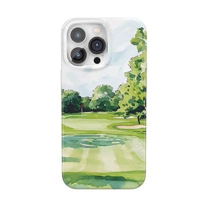 Casely iPhone 14 Pro Case | Clubhouse | Tee Time | Compatible with MagSafe | Classic Ultra Thin Design - color: Clubhouse | Tee Time, size: Iphone 14 Pro