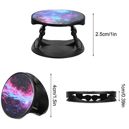 Weewooday 20 Pcs Sublimation Socket Blank Phone Holder, Black and White