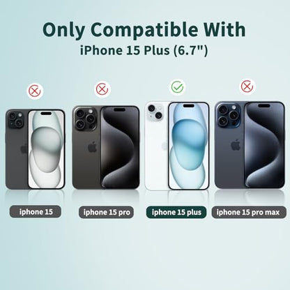 3 Pack Anti-Blue Light Screen Protector for iPhone 15 Plus - size: iPhone 15 Plus