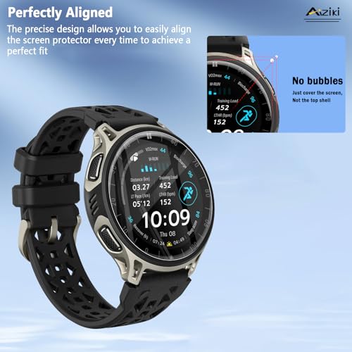 6 Pack Compatible for Amazfit Cheetah 2 Pro Screen Protector, Flexible TPU Film [Not Glass], Full Coverag, HD Clear Easy Install, Bubble Free for Amazfit Cheetah 2 Pro Screen Protector - size: RM6-Amazfit Cheetah 2 Pro-US