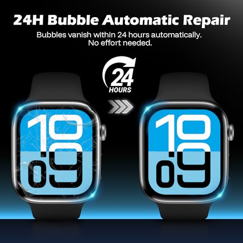 JULK [6-Pack] For Apple Watch Screen Protector 44mm Series SE3/SE2/SE/6/5/4 - size: Series SE-3/SE-2/SE/6/5/4 44mm