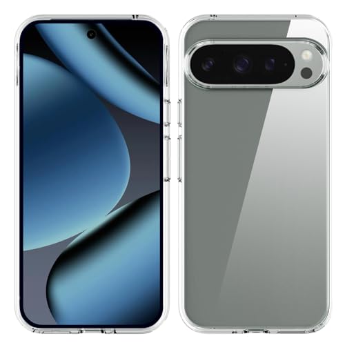 TENOC Phone Case for Google Pixel 10 Pro XL, Clear Case Shockproof Protective Bumper Slim Cover for 6.8 Inch - color: Clear, size: Pixel 10 Pro XL