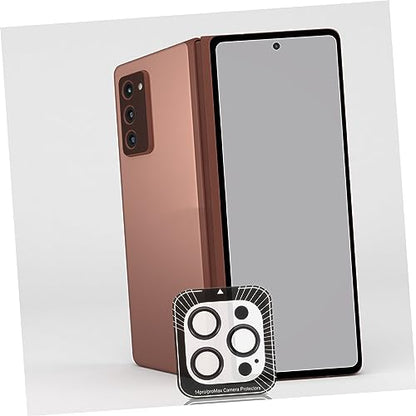 Veemoon Tempered Camera Lens Protector for Scratch Phone Lens Protective Film and Wear Resistant Cover with Dust Design Dark Purple