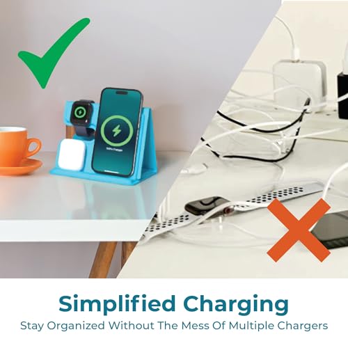 BLACK+DECKER 3 in 1 Charging Station for Apple, (Loch Ness) - color: Loch Ness