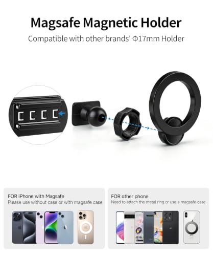 Car Phone Holder for Dodge Ram 1500/Ram 2500/Ram 3500 2019-2026, 12" Screen - size: for 2019-2026 RAM 1500 2500 3500 (12/14.4-inch)