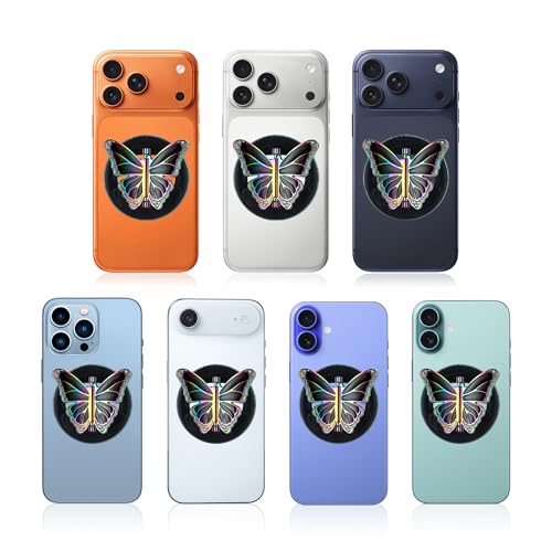 [2026 All-New] for MagSafe Butterfly Phone Grip, Glitter Black - color: Glitter Black