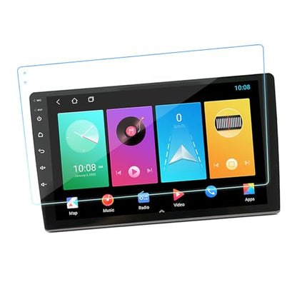 Tbest Navigation Screen Protector Anti Glare Anti Fingerprint Central Control Tempered Film for Car (10 Inch) - size: 10 Inch