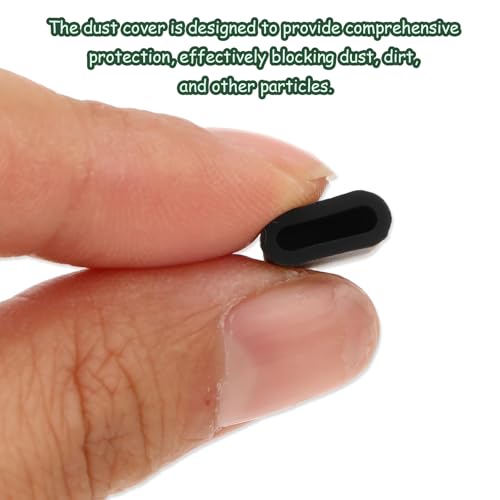 USB Type-C Dust Covers, 100 Count, Silicone Soft Micro USB Cover