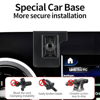 Car Magnetic Phone Mount for Mercedes Benz Sprinter eSprinter 2019 2020 2022 2023 2024 2025 2026 Auto Accessories Cellphone Holder Fast 15W Wireless Charger Cell Phones Charging Screen Stand