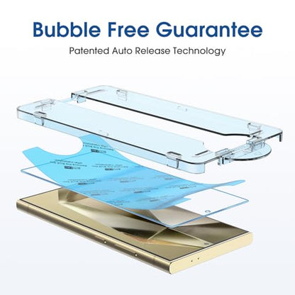 amFilm OneTouch for Samsung Galaxy S24 Ultra Screen Protector TemperedGlass - size: S24U-6.8"