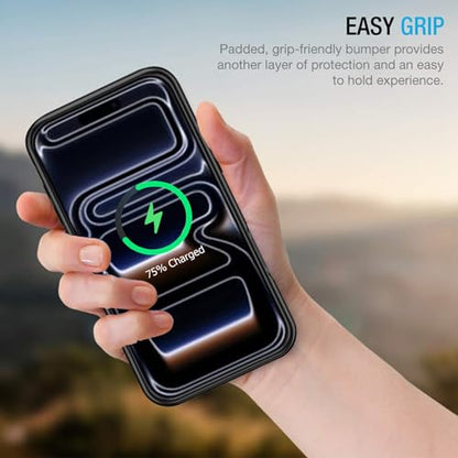 Battery Case for iPhone 17 Pro, Enhanced 10000mAh Portable Protective Wireless Charging Case Support Carplay Compatible with iPhone 17 Pro (6.3 inch) Rechargeable Extended Battery Charger Clip(Black) - size: iPhone 17 Pro