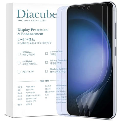 3-Pack Anti-Blue Light Matte Screen Protector For Samsung Galaxy S23 Plus [Support Fingerprint Unlock] Anti-Glare, Anti-Fingerprint [Eye Protection] Bubble-Free Installation with Alignment Jig - size: Galaxy S23 Plus