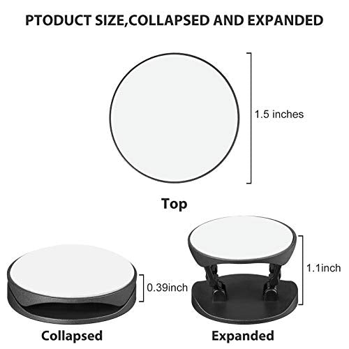 30 Pack Blank Phone Grip Holder, Expandable Phone Grip Stand,Black - color: Black