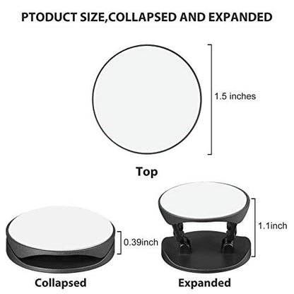 30 Pack Blank Phone Grip Holder, Expandable Phone Grip Stand,Black - color: Black