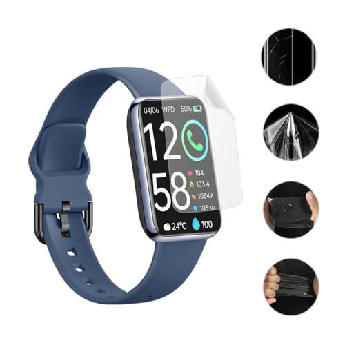 Screen Protector Compatible for MorePro Air 2 Fitness Tracker 1.57" (6 Pack) Clear TPU Soft Film, Compatible for VIPWISE D36 Health Fitness Tracker Watch