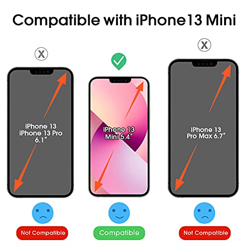 amFiIm OneTouch for iPhone 13 Mini Screen Protector 5.4" Tempered Glass - size: IPH13Mini-5.4"
