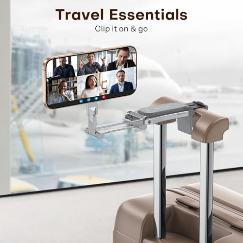 OMOTON TP02 360°Rotating Adjustable Aluminum for MagSafe Tripod, Silver - color: 5-Silver