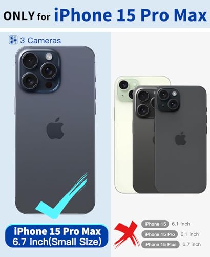 Beeasy for iPhone 15 Pro Max Waterproof Case with Magsafe, IP68 Underwater Military Grade, Phone Case with Shockproof, Dustproof, Rugged 360 Full Body Protection Cover with Built-in Screen Protector - size: iPhone 15 Pro Max (6.7")