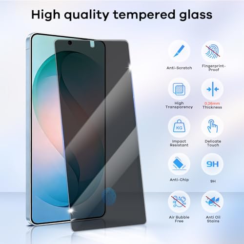 3+3 for Samsung Galaxy S26 Ultra Privacy Screen Protector Camera Protector - size: Galaxy S26 Ultra Privacy
