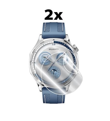 IPG Made for Huawei Watch GT 5 46mm Smartwatch Hydrogel Screen Protector (2 Units) Invisible HD Clear Film Anti Scratch Guard-Smooth/Self-Healing/Bubble Free for GT5-46mm - size: GT 5 46mm