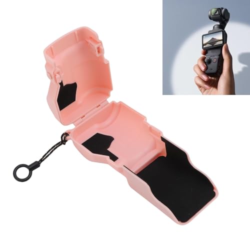 Camera Lens Screen Protector for Tablet, Scratchproof Protective Cover with Anti Shock Sponge, Lanyard Attachment, Easy Open Close Design, Pink - color: Pink