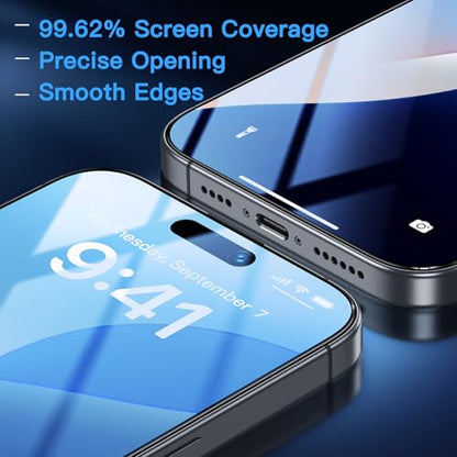 Uyiton for iPhone 16 Pro Max Screen Protector (Anti-Blue Light) - size: iPhone 16 Pro Max - 6.9 inch