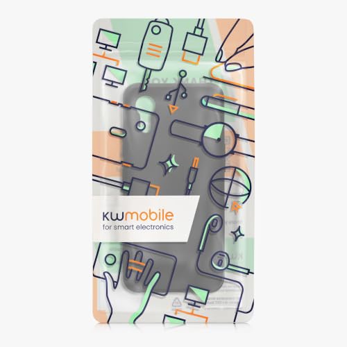 kwmobile Case Compatible with Samsung Galaxy Xcover7 Case - Soft Slim Protective TPU Silicone Cover - Dark Grey - color: dark grey