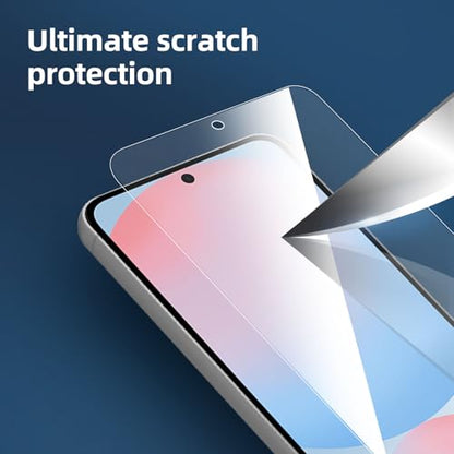 NEW'C 3 Pack Designed for Samsung Galaxy S25 FE Screen Protector,Tempered Glass,Case Friendly Scratch-proof, Bubble Free, Ultra Resistant - size: S25 FE 6.7 inches