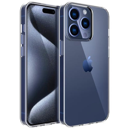 Silicone Clear iPhone 15 Pro Case,Ultra Thin with Comfort Grip | Soft Slim-Fit TPU iPhone 15 Pro Phone Cover,Non-Slip,Shockproof Protection,Scrath-Resistant - size: iPhone 15 Pro case