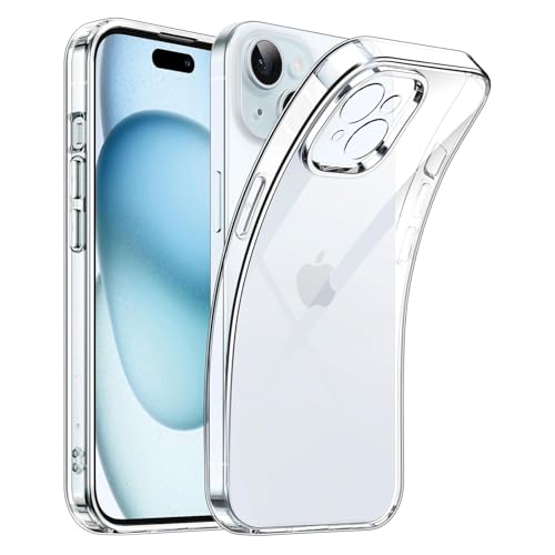 for Apple iPhone 7 8 SE X XR XS 11 12 13 Mini 14 15 Pro Max Plus Clear Gel Case Cover (for Apple iPhone 15)
