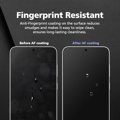 2 Pack Premium AR Screen Protector Compatible with iPhone 17 Anti-Reflection & Ultra HD Clear [PET Hybrid Film] Fingerprint-Resistant, Easy Installation with Alignment Jig - size: iPhone 17