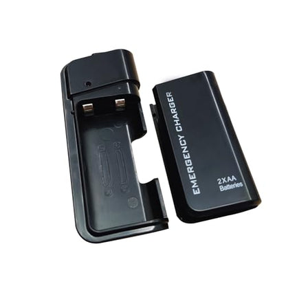 2 AA Battery Operated Phone Charger with LED Light