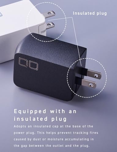 CIO NovaPort Duo II 45W2C Dual USB-C GaN Fast Charge Block (White) - color: White