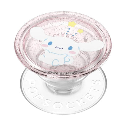 PopSockets Adhesive Phone Grip, Holder- Cinnamoroll Pink - color: Cinnamoroll Pink Glitter, style: Adhesive
