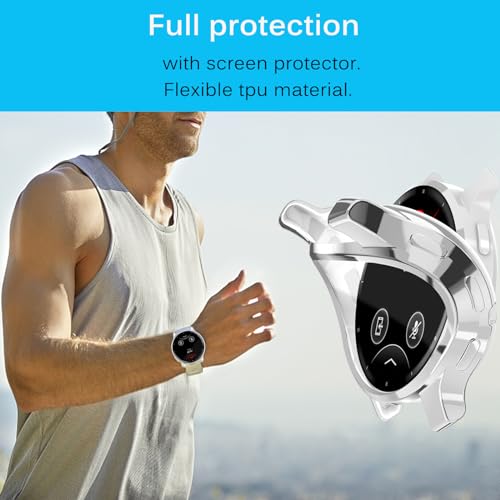 [5Pack] RICHONE Screen Protector Compatible with Venu 3S GPS Smartwatch 41mm Case for Garmin Venu 3S Cases Resist Scratched Full Covers Flexible TPU Screen Protectors - size: Venu 3S 41mm