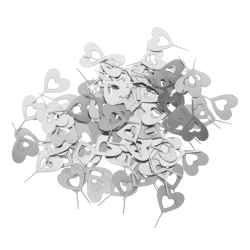 100pcs Sim Card Ejector Pins Universal Stainless Steel Silver