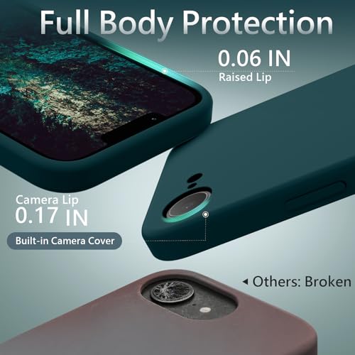 FireNova Magnetic for iPhone 17e Case/iPhone 16e Case,Teal | Compatible with MagSafe, Silicone Upgraded [Camera Protection] Phone Case, with Soft Anti-Scratch Microfiber Lining Inside - color: Teal, size: Iphone 17e/Iphone 16e