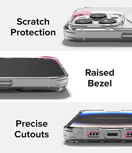 Ringke for iPhone 14 Pro Max Case [Fusion Magnetic Matte Clear] | Compatible with MagSafe, Oil & Dirt Resistant, Anti-Fingerprint Technology Prevents Oily Smudges, Feels Velvety Soft - size: iPhone 14 Pro Max