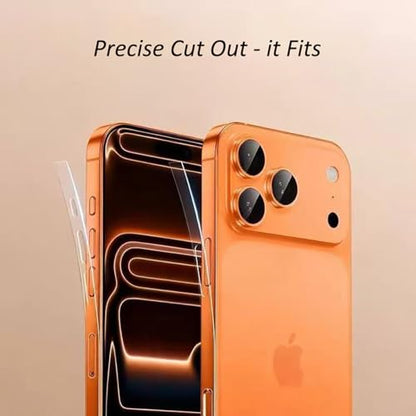 Ultra Thin Transparent Side Film For iPhone 17 Pro Max Frame Protective Guard Film - 3 packs/TPU Hydrogel