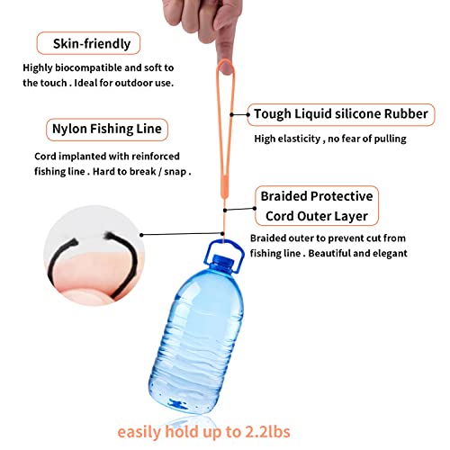 cobee Hand Wrist Strap Lanyard, 12 Pcs Silicone Phone Lanyard Straps